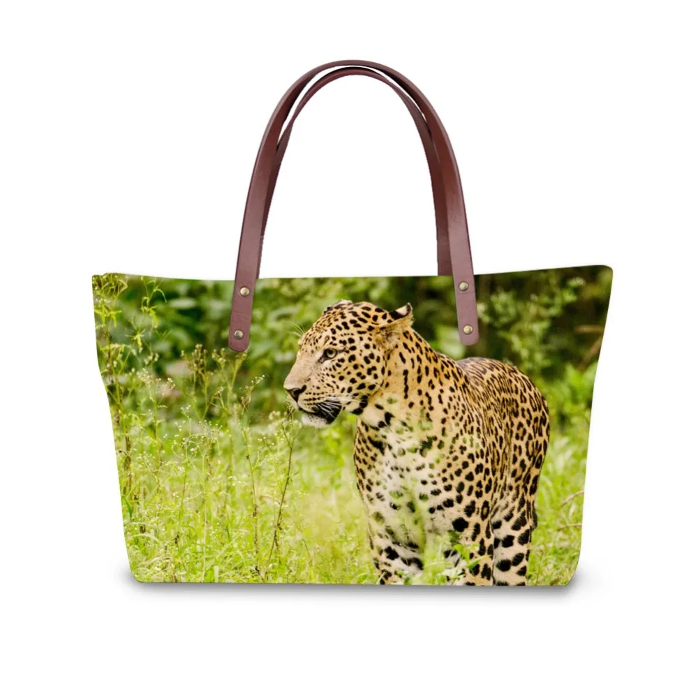 

Leopard lion wolf animal print ladies handbag women lovely note pattern handbags handbag+messenger bag+purse multifuction bags