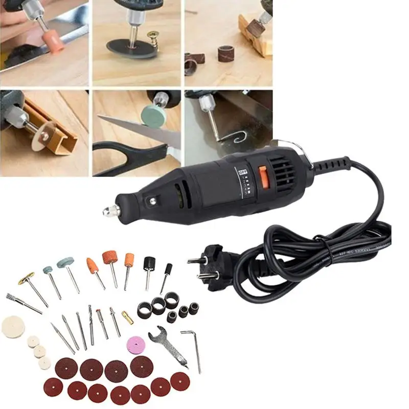 40pcs Engraving Electric Rotary Tool Accessory Set Grinder Head For Dremel Sanding Grinding Polishing Cutting Bit Multi-Tool