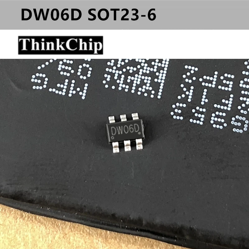 (20 pcs) DW06D DW06 SOT23-6 SMD Lithium Battery Protection Chip
