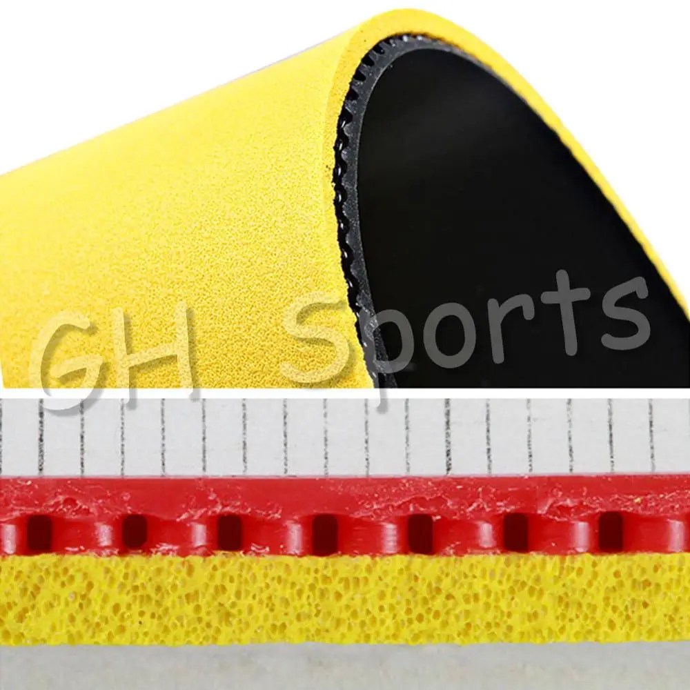 DHS Neue GoldArc 8 Made in Deutschland Gold Arc Tischtennis Gummi Ping Pong Schwamm Goldarc8 – Detail 13