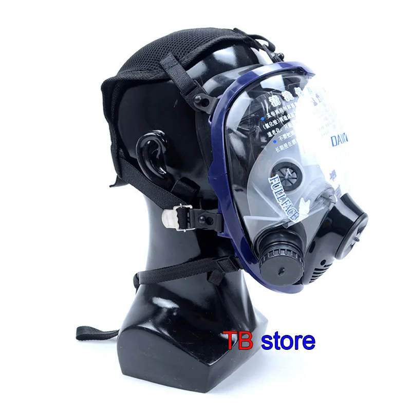 6800 respirator gas mask 3 interface spherical Super clear full face gas mask Universal SJL filter Spraying protective mask