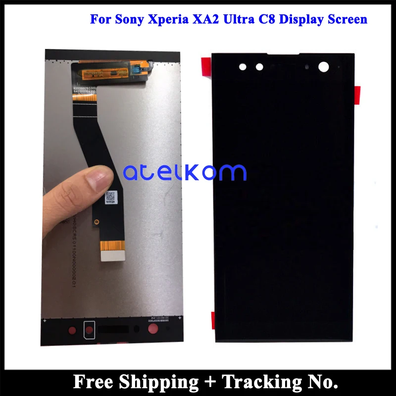 100% tested Grade AAA For Sony Xperia XA2 Ultra C8 LCD Display For Sony Xperia C8 XA2 Ultra Screen Touch Digitizer Assembly