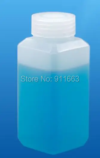 100 ml 10pcs! Square Bottles!HDPE medical plastic liquid  bottles with burglarproof caps for chemical reagent  -HDPE material