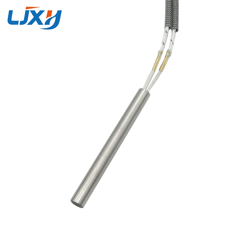 LJXH 10x100mm Tubular Size Electric Cartridge Heaters Stainless Steel Heating Tube 250W/300W/400W Wattage