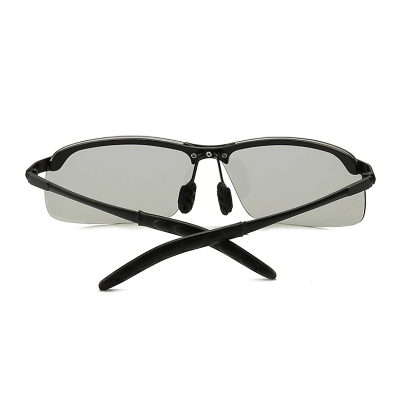 Psacss-gafas de sol cuadradas para hombre, lentes fotocromáticas de marca de diseñador, adecuadas para conducir, pescar, con marco de Metal de alta calidad, con UV400