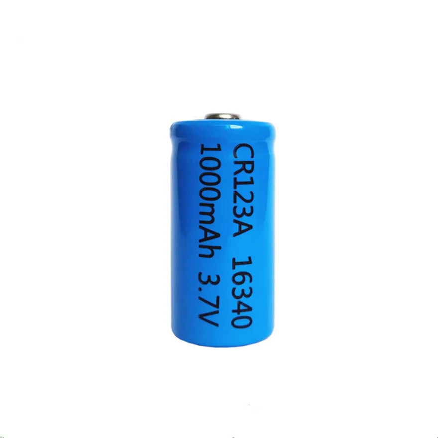 4pcs/lot 3.7V 1000mAh Lithium Li-ion 16340 Battery CR123A Rechargeable Batteries 3.7V CR123 for Laser Pen LED Flashlight Cell