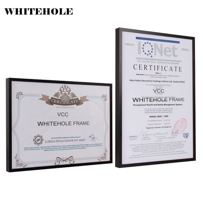 

Certificate Frame Picture Frame Metal Photo Frame A4 A3 Pleixglass Inside Classic Minimalist Black Silver Poster Frames