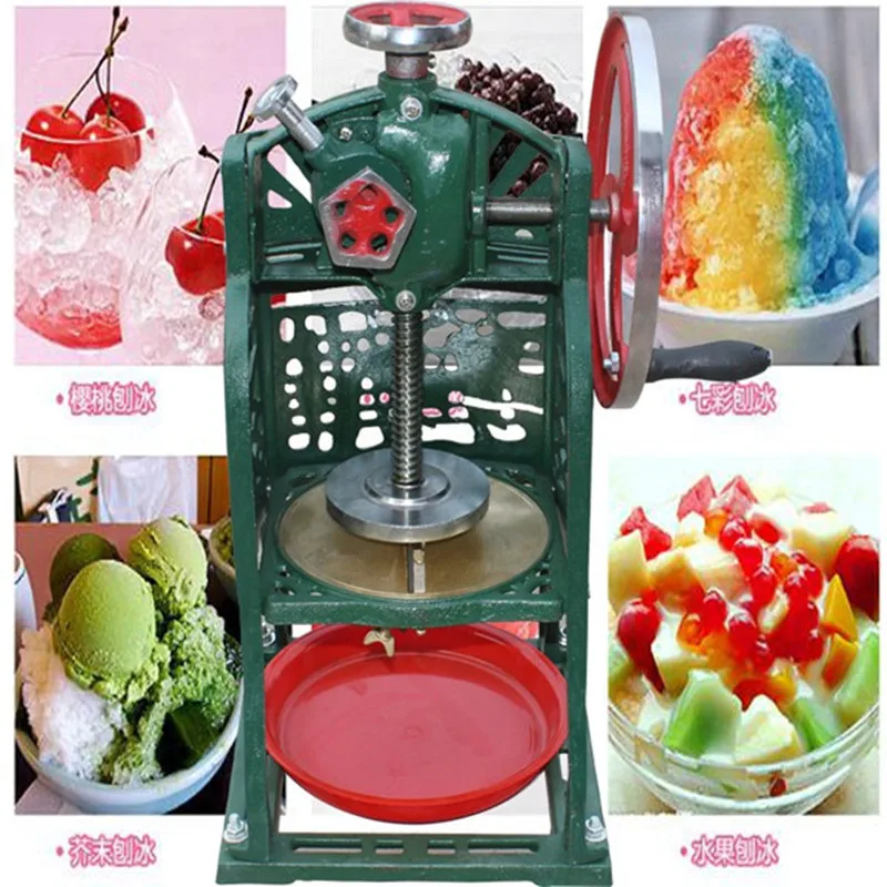 

Ice crusher snow ice shaving machine manual home use sweet summer ice food making machine ice crushing machine ZF