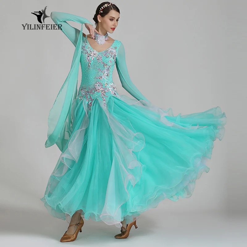 High-grade ballroom waltz dance dress ballroom dance competition dresses standard ballroom dancing clothes tango dres S7036