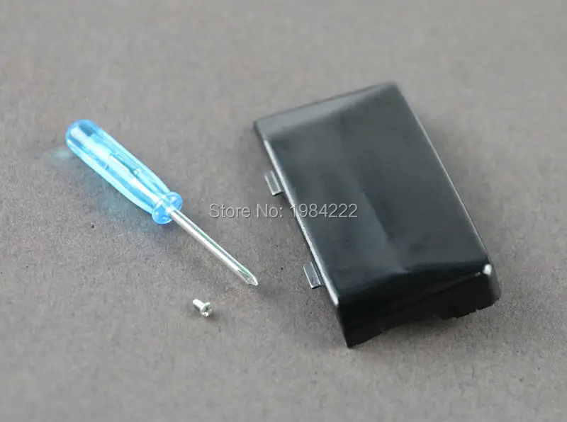 OCGAME Silver Black Red For Gameboy Micro Battery Door Cover with screw screwdriver For GBM Battery Case