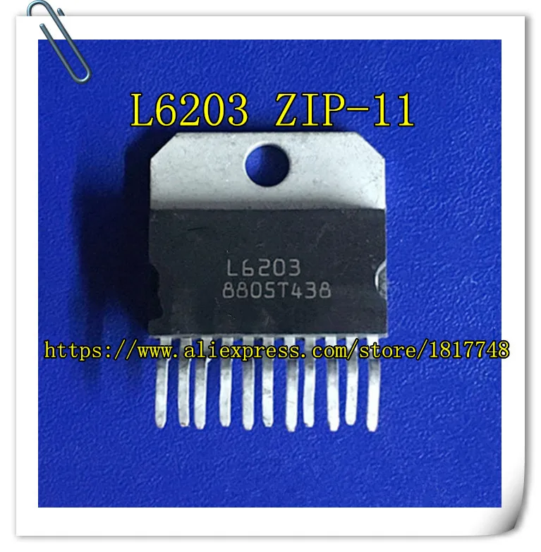 

Free shipping 10pcs/lot L6203 6203 ZIP-11 Stepping motor driver chip