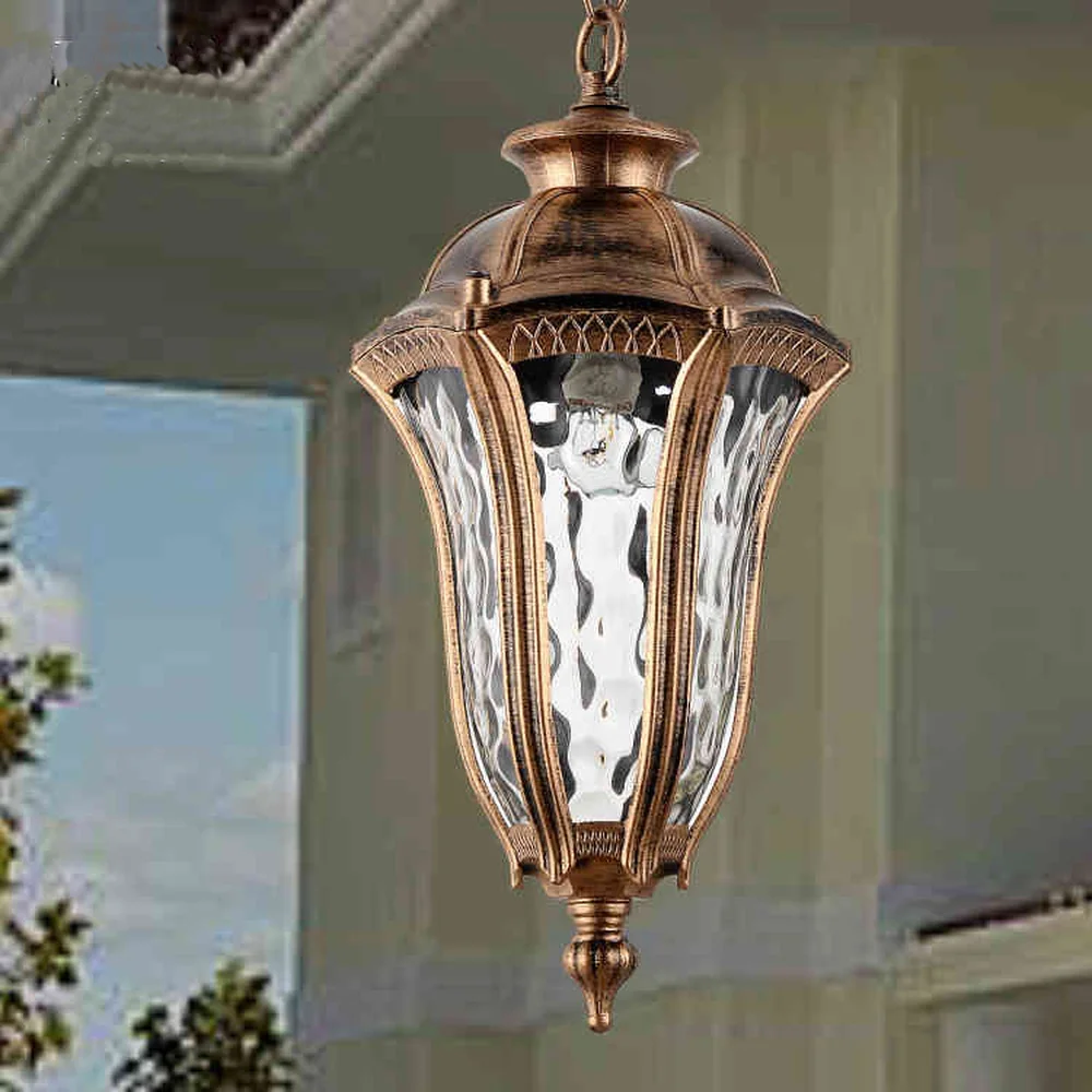 

American country modern minimalist European outdoor waterproof led chandelier balcony living room courtyard grape chain LU808199
