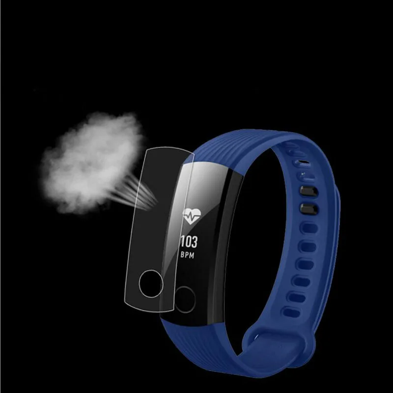 2 قطعة المضادة للصدمات لينة بولي TPU الترا واضح فيلم واقية لهواوي الشرف الفرقة 3 Band3 الذكية معصمه غطاء حامي الشاشة الكاملة