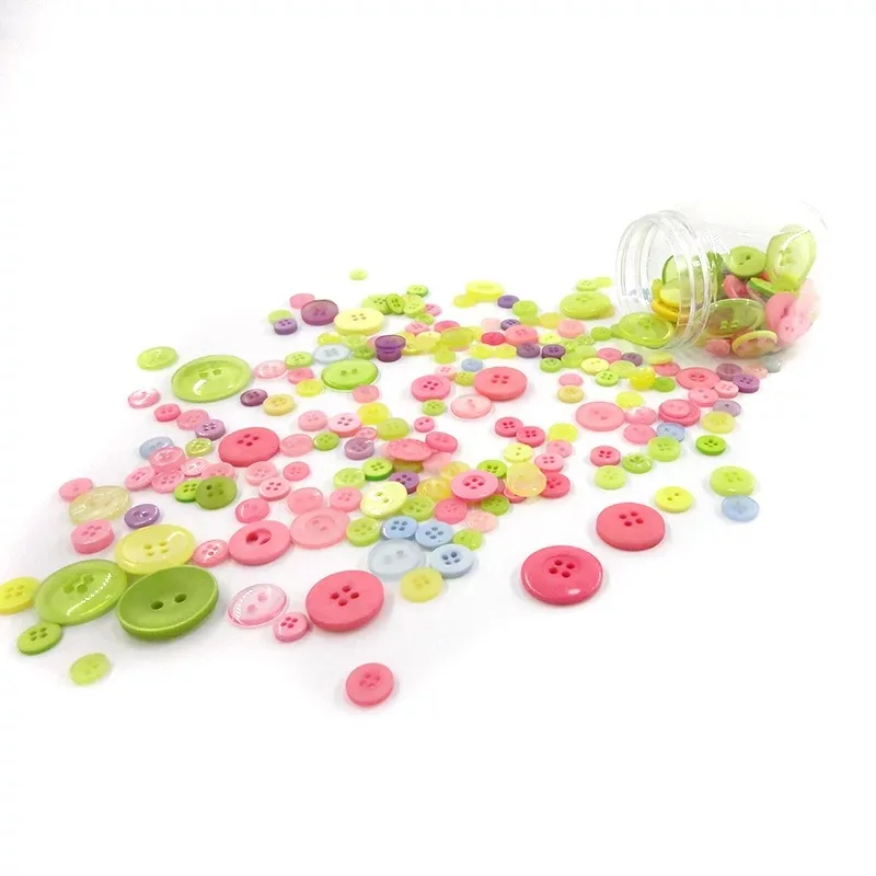 100g bottled mix Sizes Buttons Sewing Tools Decorative Button Scrapbooking Garment DIY Apparel Accessories For Baby Clothes