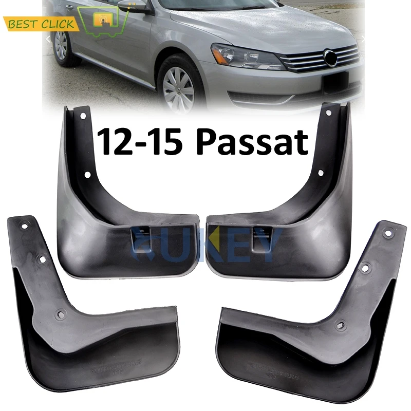 Front Rear Molded Car Mud Flaps For North America VW Passat B7 2012-2015 2013 Mudflaps Splash Guards Mud Flap Mudguards Fender