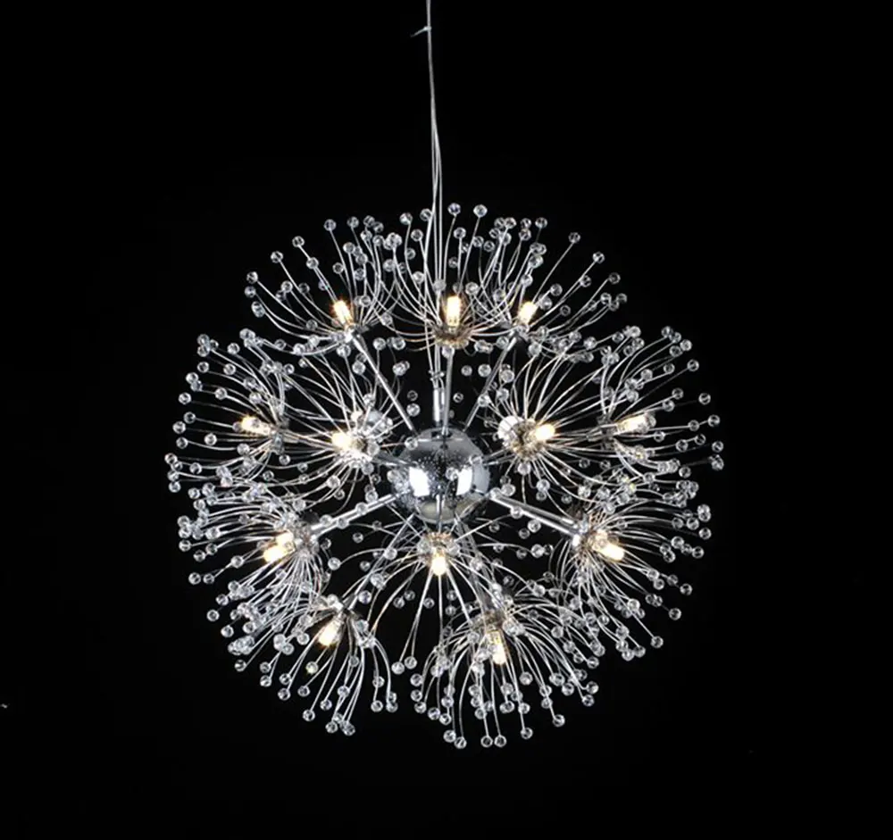 

AC100-120V/220-240V High End Luxury LED Chandelier Modern Crystal pendent lamp