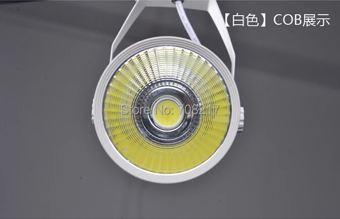 Imagem -05 - Lâmpadas de Trilha Led Cob Luz Halógena Casca Branca e Preta Igual a 300w Ac85265v 68x30w