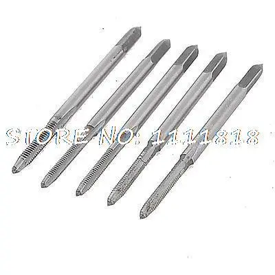 5Pcs High Speed Steel M2 2mm x 0.4mm Taper and Plug Metric Tap