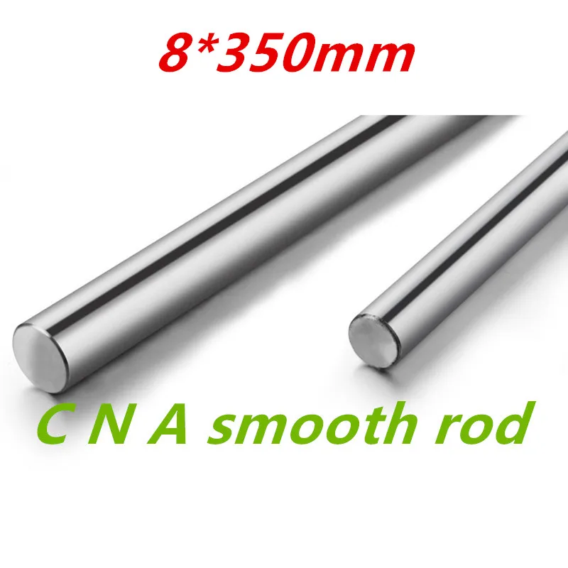 

4pcs 3D printer parts rod 8mm linear shaft L 350mm chromed linear motion guide rail round rod Shaft for cnc parts