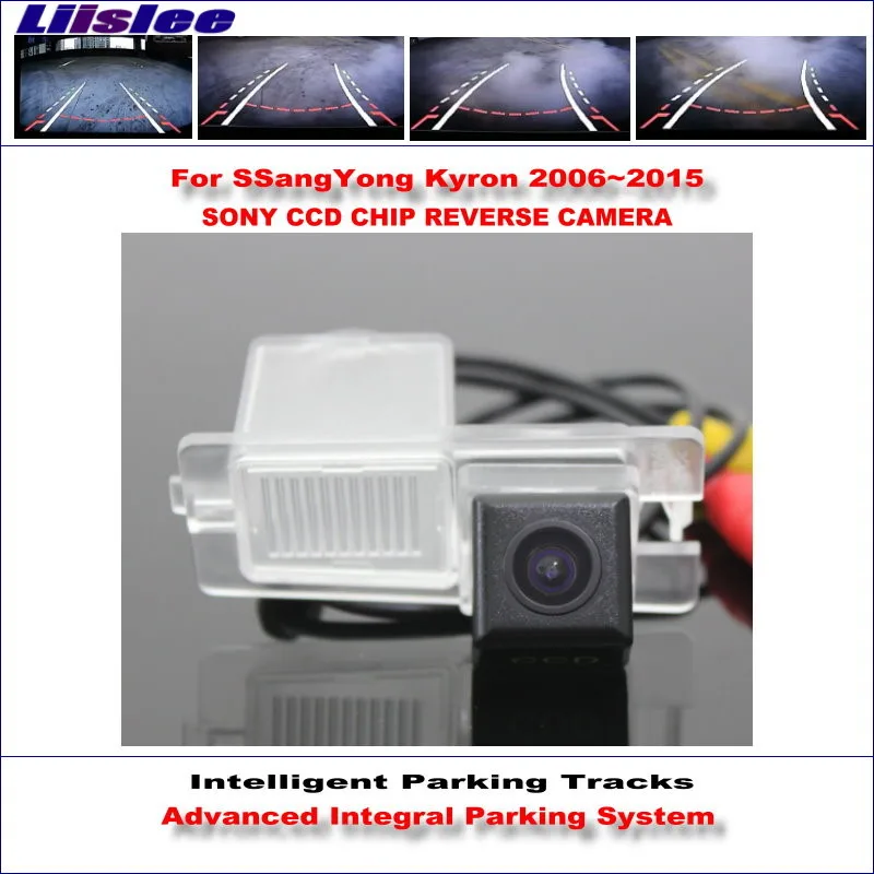 

Auto HD SONY Car Rear Camera For SSangYong Kyron 2006~2015 Intelligent Parking Tracks Reverse Backup NTSC RCA AUX Night Vision