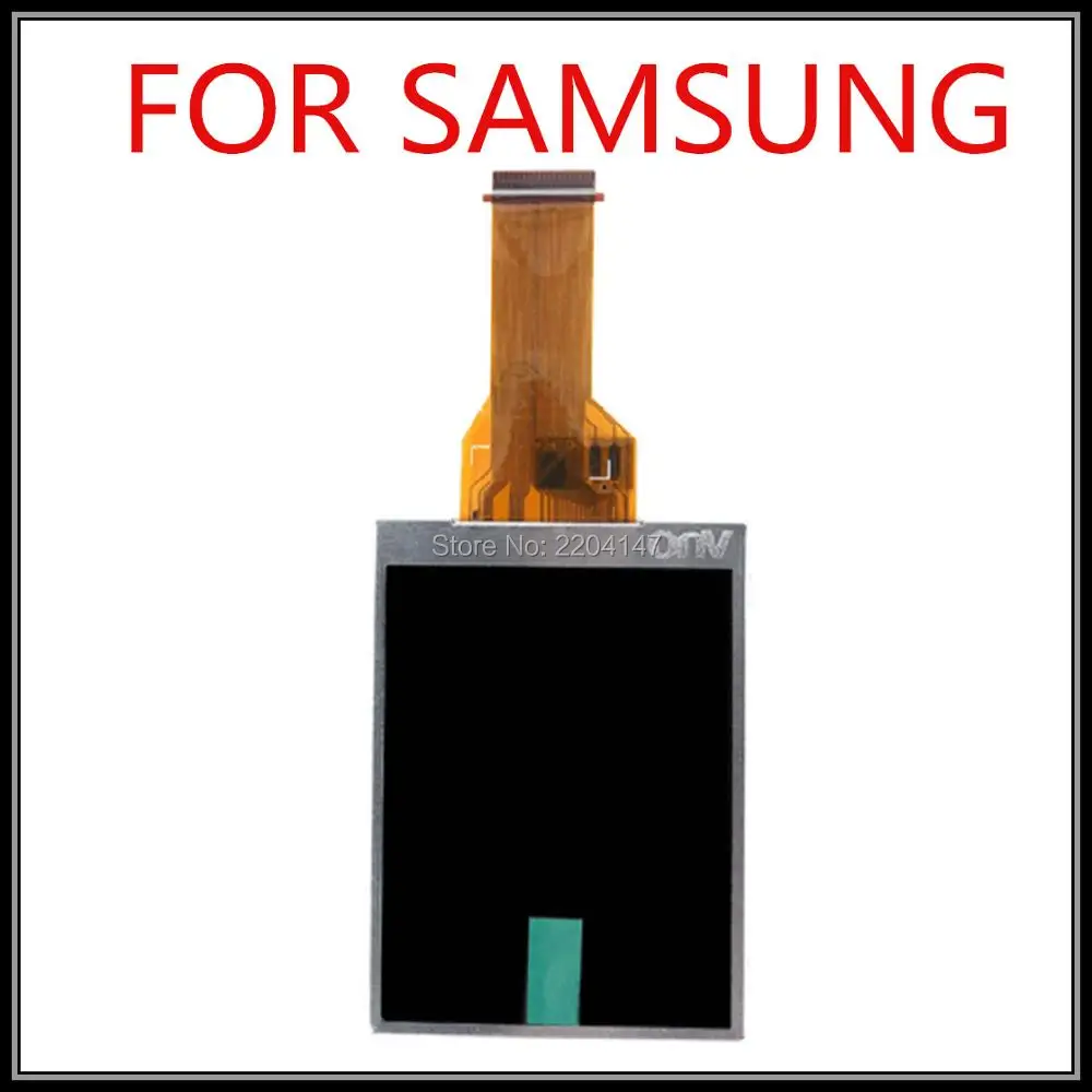 Nova tela de lcd para samsung, l100, l110, l200, l210, p800, p1000, m100 e m110, peça para reparo da câmera digital + luz de fundo