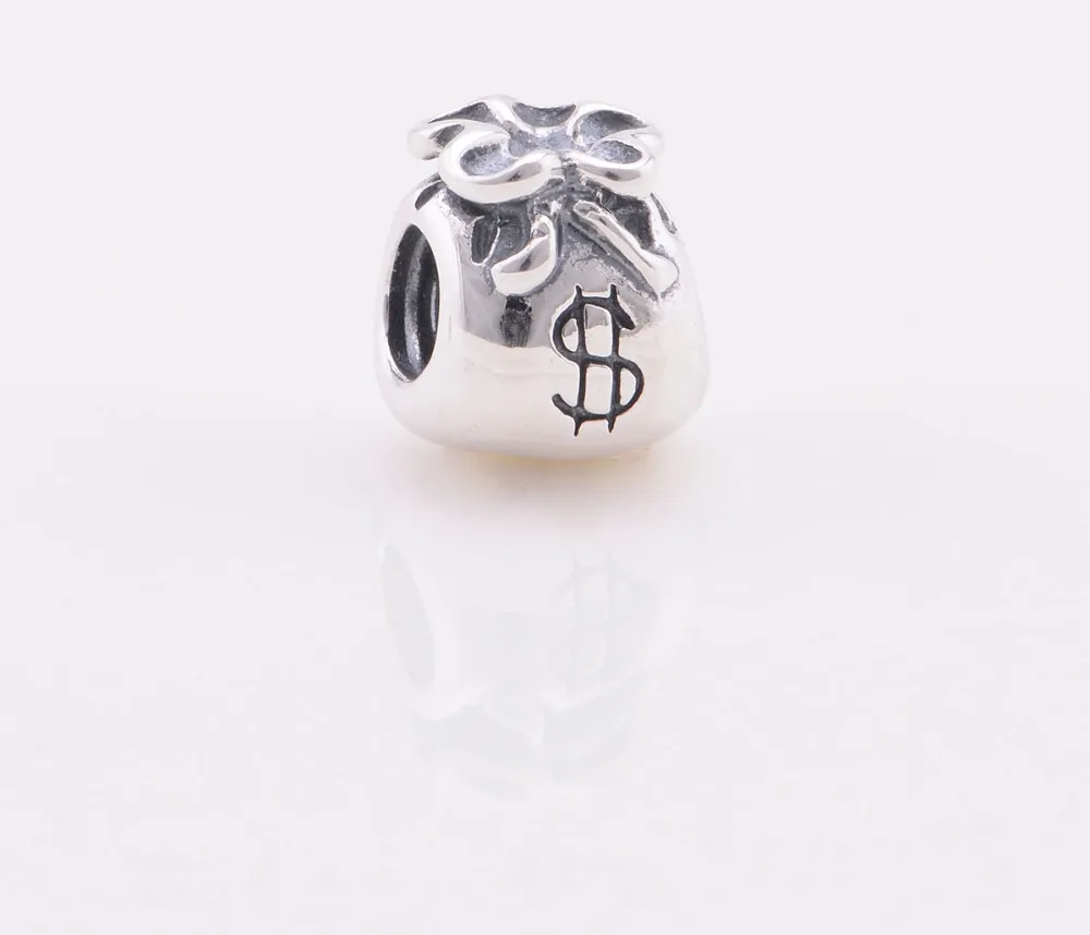 

Newest 925 Sterling Silver Bead Love Money European Charm Fit Original Pandora Charms Bracelet jewelry LW379