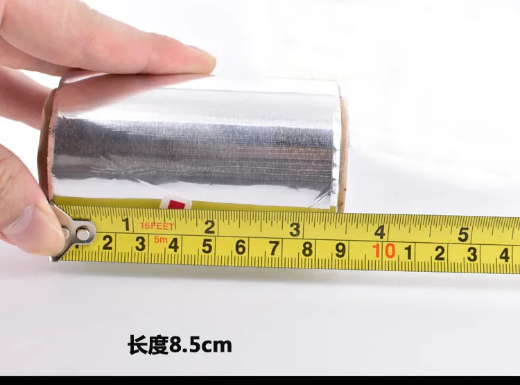 Salon Nail Art Tool Thick tinfoil Paper Nail Art silver paper for Soak Off UV Gel Polish Wraps Nail Polish Remover Treatments 5M