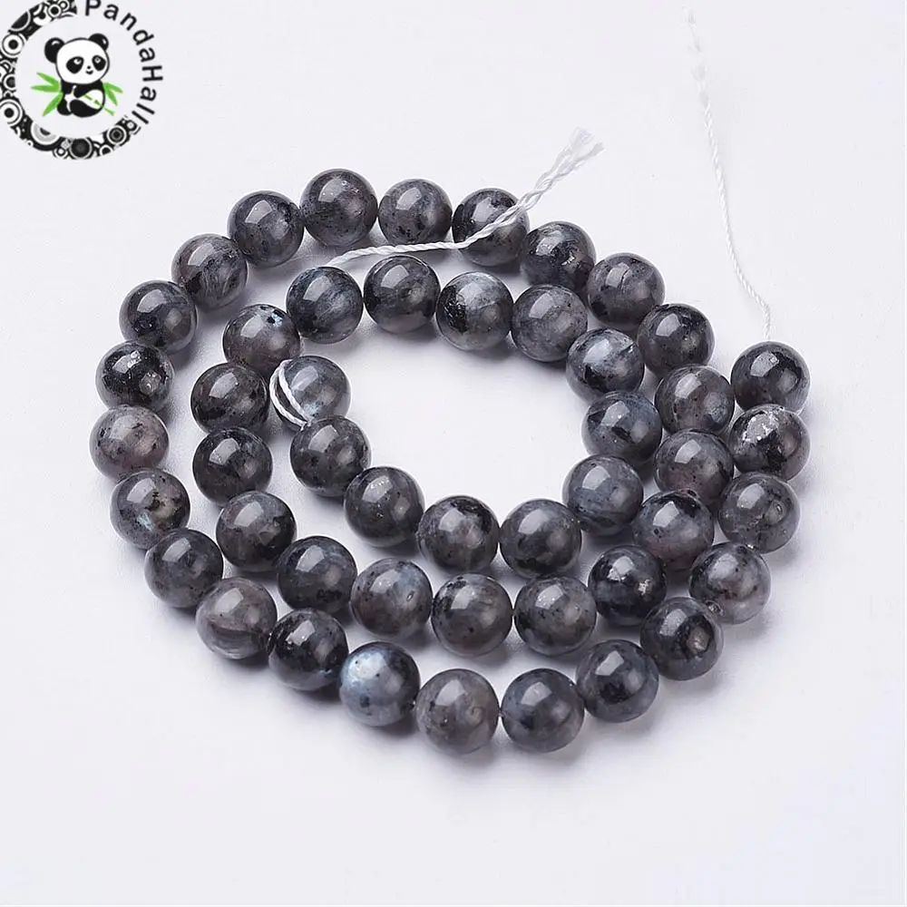 

10 Strand 4/6/8/10mm Norwegian Labradorite Beads Strand Natural Round About 8mm For DIY Jewelry Accessories Finding 15.5"