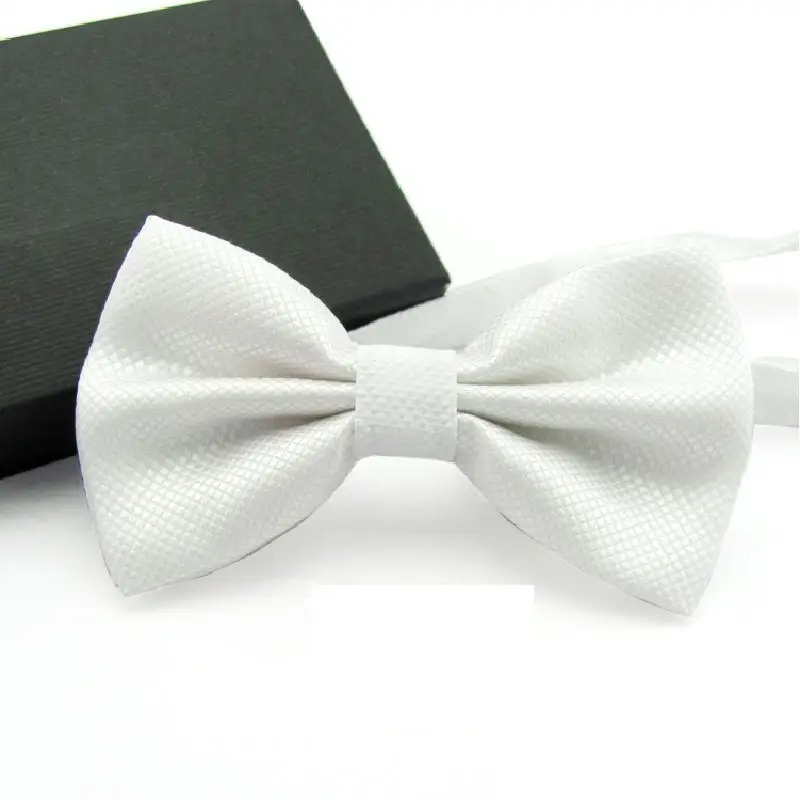 

2022 Solid color bowtie men Bow Tie Fashion butterflies white black blue