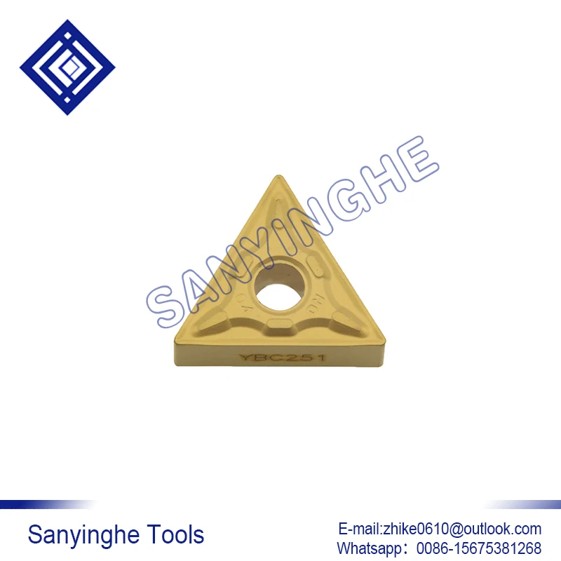 Высококачественные 10 шт./лот YBC251 TNMG160408-DM CNC карбидные Токарные вставки