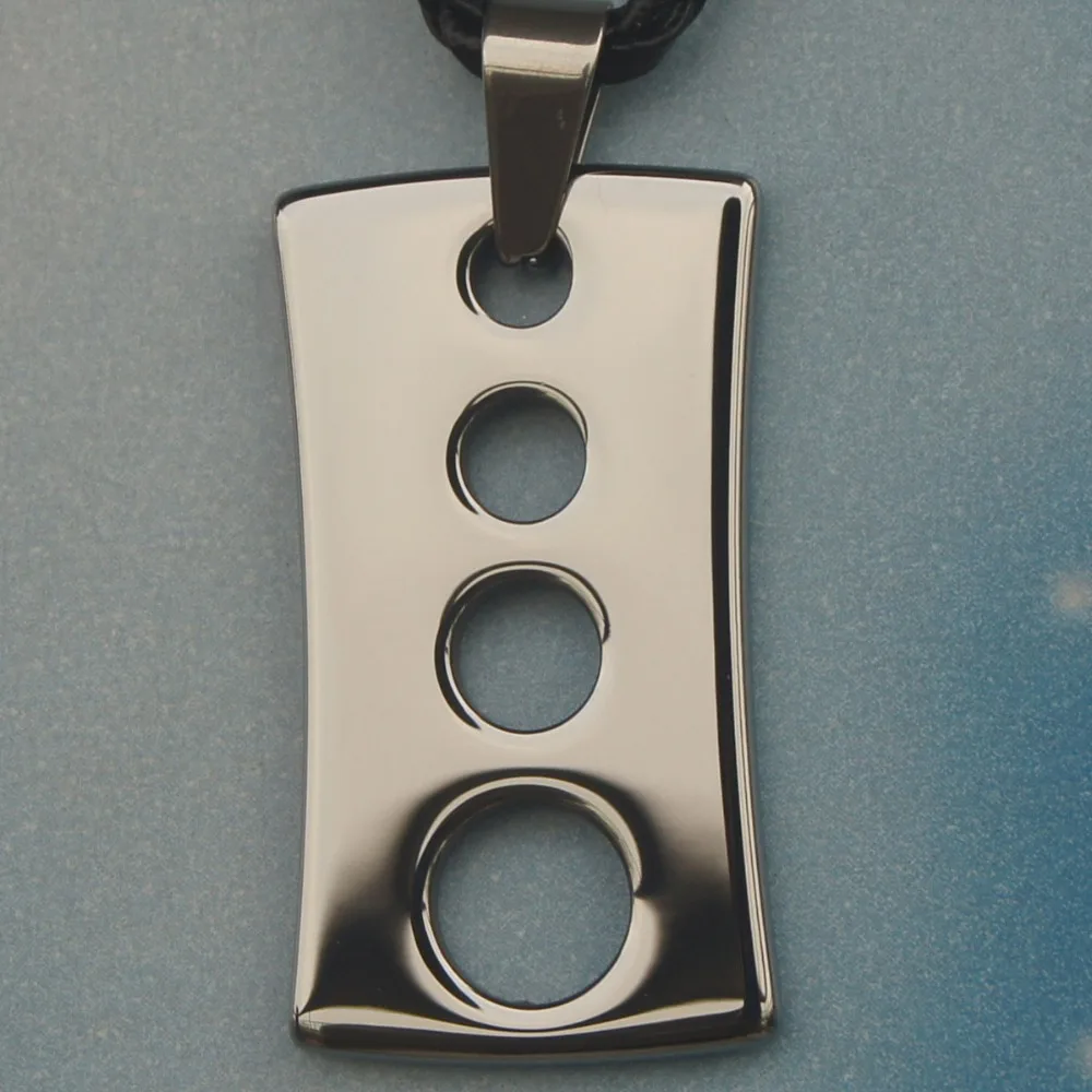 men jewelry sporty hi-tech scratch proof tungsten pendant necklaces & pendants