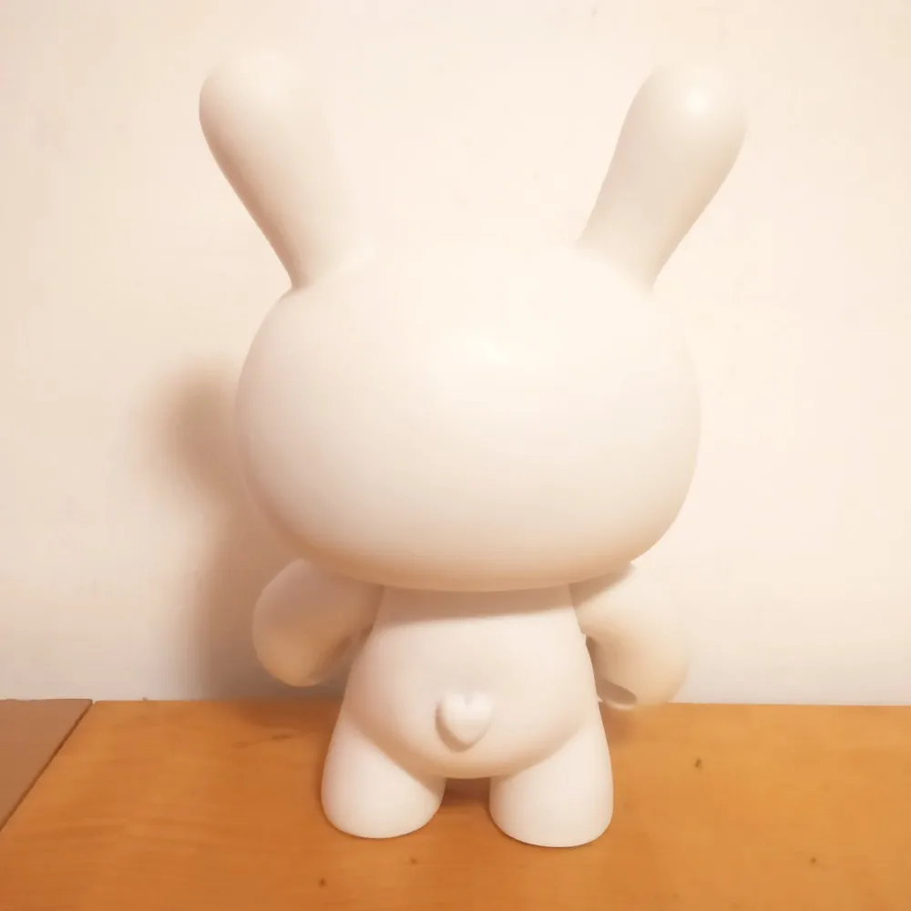 1pc 13 cal puste białe Kidrobot Dunny zabawki Unpaited Momo królik DIY do lalek działania figurki dla dzieci malowanie