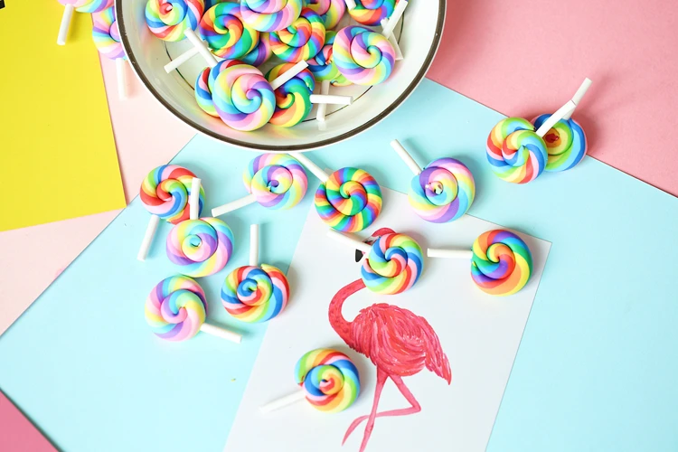 Mini fotografia adereços para estúdio de fotografia, estilo Ins, creme colorido, açúcar, pirulito do arco-íris, acessórios, decorações DIY