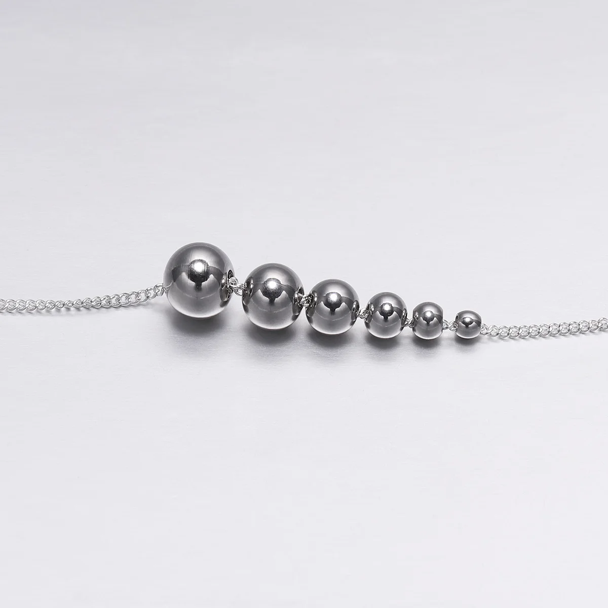 30-100pcs Round Seed Beads Stainless steel Loose Spacer Beads For Jewelry Making Bracelet Big Hole Beads Findings Supplies image 3