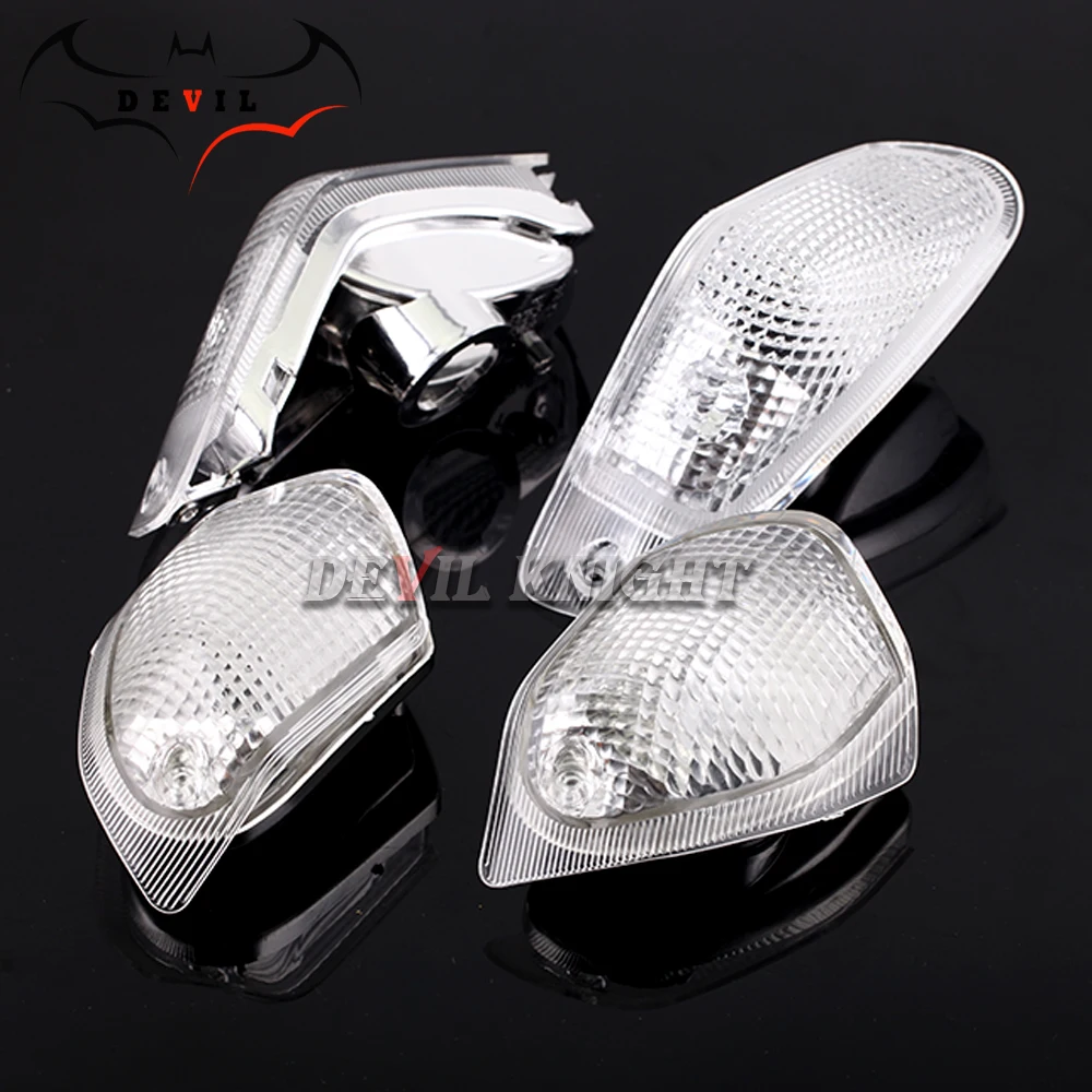 For KAWASAKI ZZR 400/600 ZZR400 ZZR600 ZX600E 1994- 2004 Motorcycle Accessories Front&Rear Turn Signal Indicator Light Lamp Lens