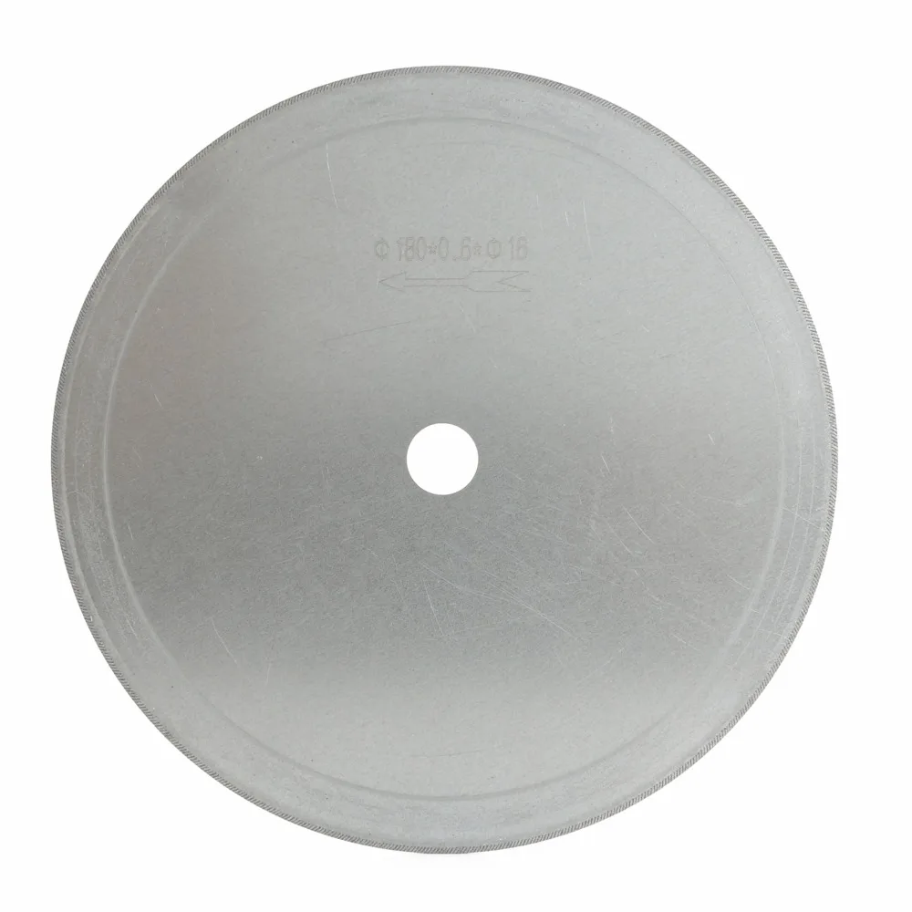 7" inch Arbor 5/8" Ultra-thin Diamond Saw Blade Lapidary Cutting Disc 0.026" Rim ILOVETOOL