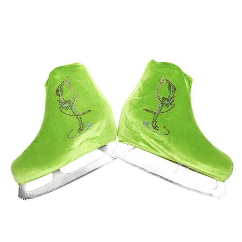 Imagen 2 del producto Nasinaya-cubierta protectora de terciopelo para niños y adultos, accesorios para patinaje sobre ruedas, diamantes de imitación brillantes