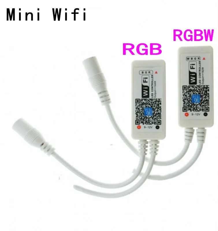 DC12V MIni Wifi RGB / RGBW LED Controller for 5050 RGB / RGBW LED Strip light Free shipping