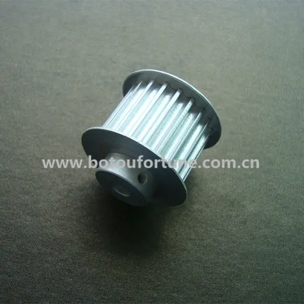 HTD5M aluminium timing pulley dengan alur pasak dan perakitan lubang 42 gigi, sabuk lebar 22mm menjual dengan paket