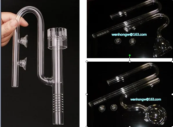 

Aquarium Glass Inflow and Outflow Lily/Poppy Pipes Set, Surface skimmer, 13mm for 12/16mm hose, 17mm for 16/22mm ADA Style