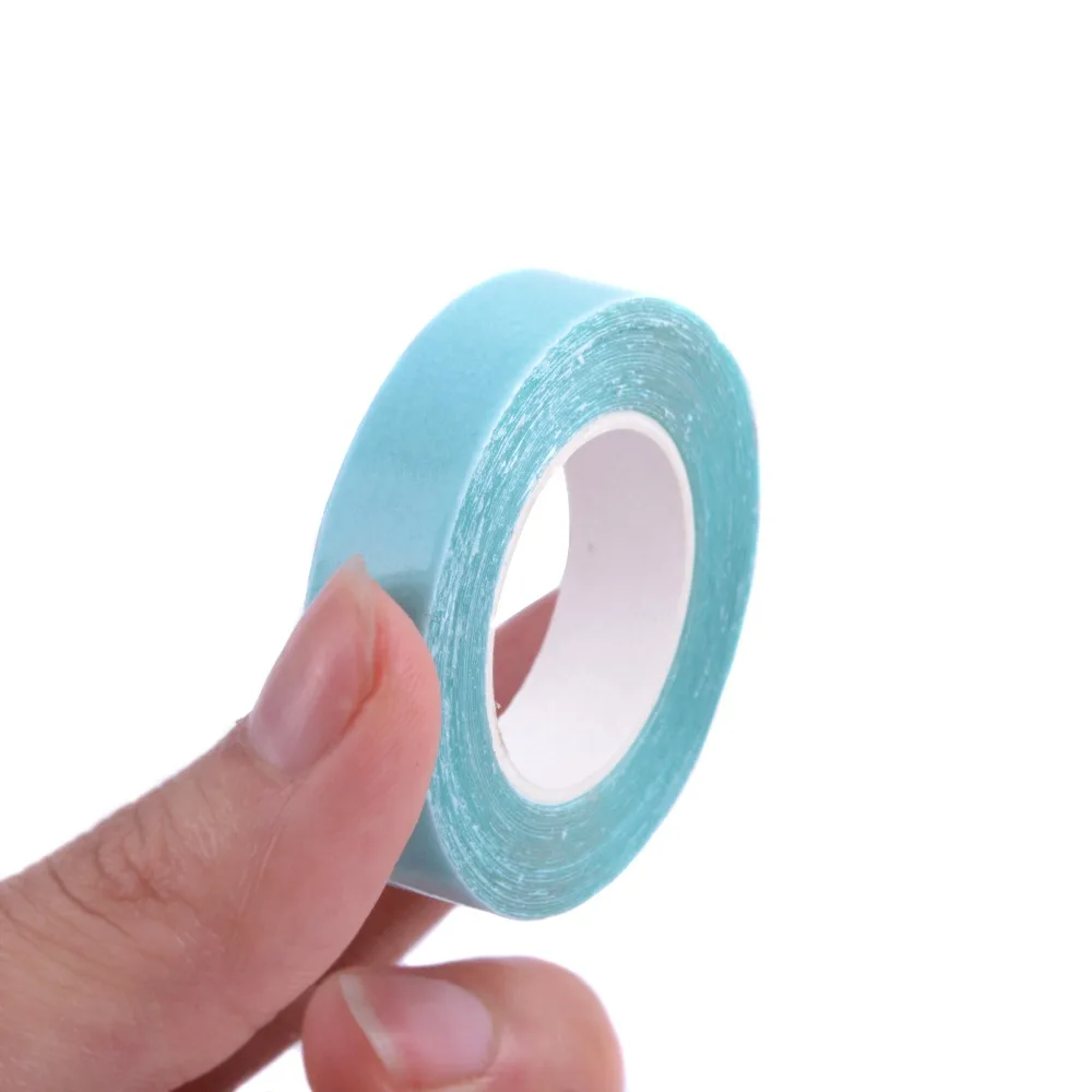 NEW 1cmx3m  Blue  Dedicated Professional Roll Strong Adhesive Double Side Tape for Hair Extension