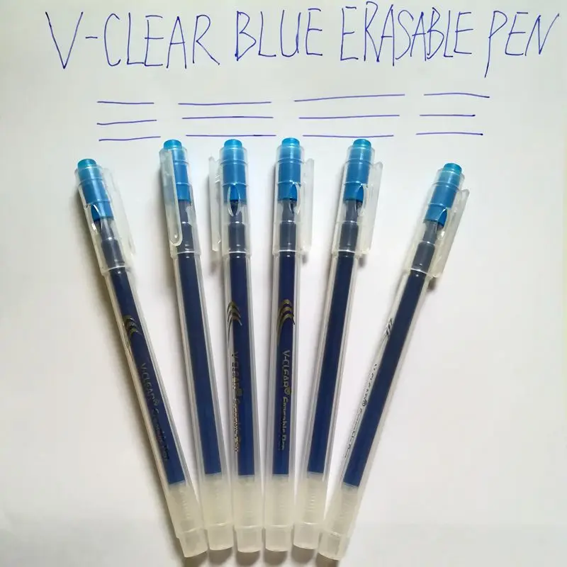 

VCLEAR Gel Pen 6PCS Blue Erasable Ink Pen 6 PCS Gel Erasable Pen Gift Magic Writing Gel Pen Student Stationery School Supplies