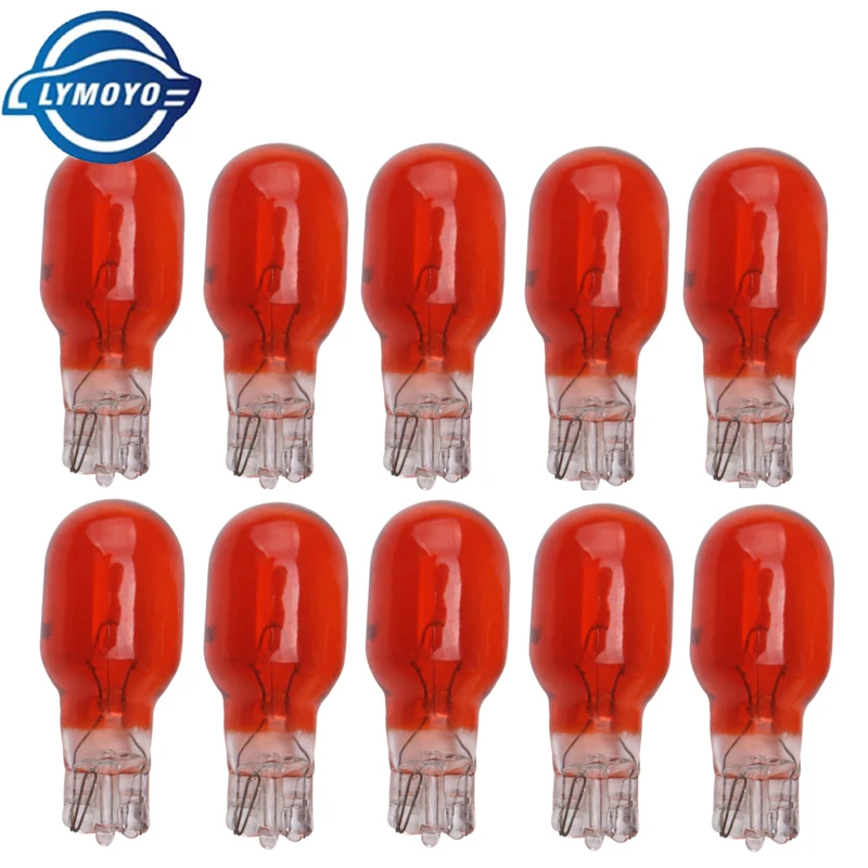 

100pcs car T15 W16W halogen lamp 12V 10W Amber brake bulb Tail Lamp Interior backup Light reserve light bulb Xenon halogen