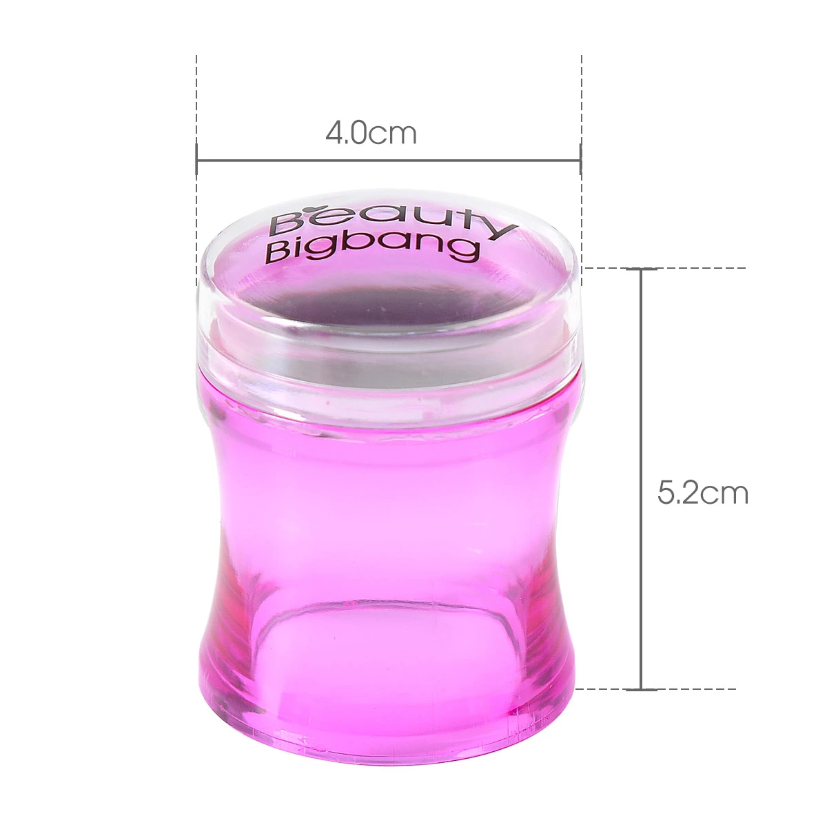 BeautyBigBang Nail Stamper Plastic Silicone Handle Jelly Nail Stamper Manicure Stamp Template Tools For Stamping Polish Printing