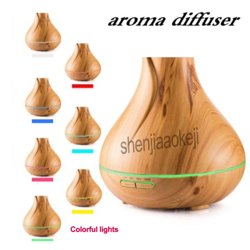 1 Máy Tính Gia Dụng Máy Xông Tinh Dầu Tinh Máy Khuếch Tán Tinh Dầu Siêu Âm Thanh Máy Tạo Độ Ẩm Không Khí Có Điều Khiển Từ Xa 400Ml 100-240V 12W