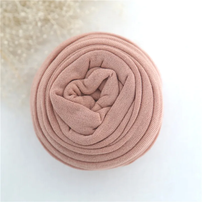 35cmx160cm Newborn Knit Stretch Wrap Swaddle Jersey Wrap Newborn Photography Prop Soft Laye Febric Blanket Photo Accessory