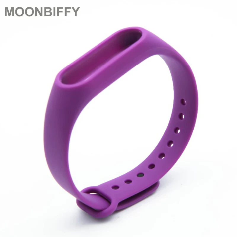 Colorful Silicone Wrist Strap Bracelet Double Color Replacement watchband for Original Miband 2 Xiaomi Mi band 2 Wristbands