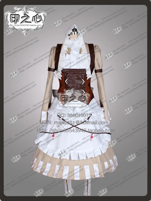 

Fire Emblem Awakening Lissa Cosplay Costume with sleeve covers 11