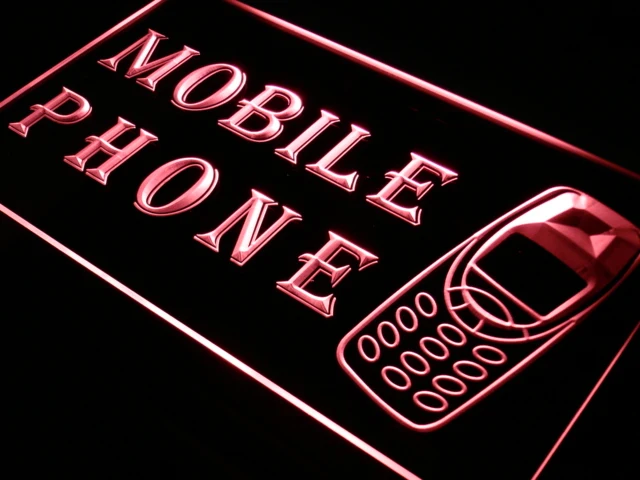 i238 MOBILE PHONE Services Repairs OPEN Light Signs On/Off Switch 20+ Colors 5 Sizes