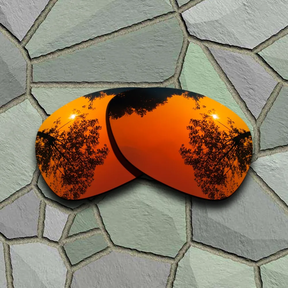 Red Orange Anti-Scratch Polarized Replacement Lenses for Oakley Crosshair 2012